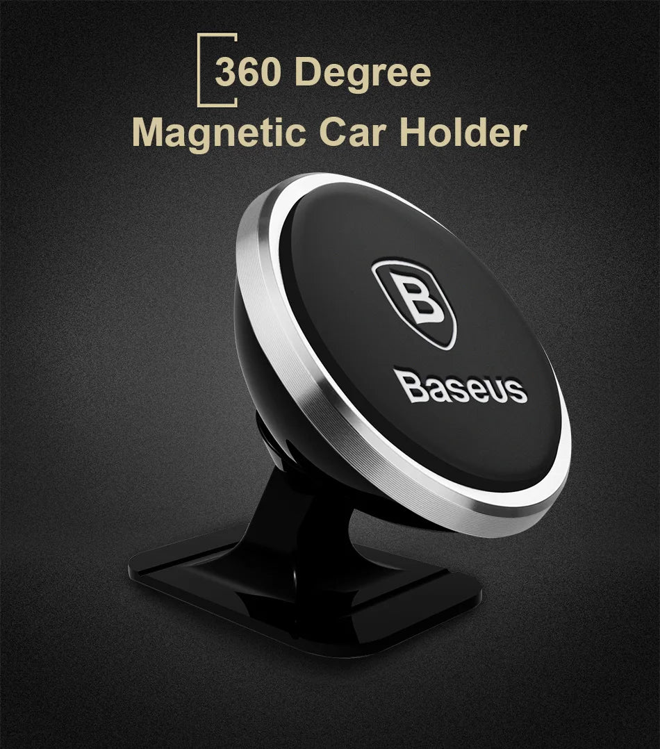 Baseus Magnetic Car Phone Holder For iPhone 12 11 X Samsung Magnet Mount Car Holder Phone in Car Cell Mobile Phone Holder Stand