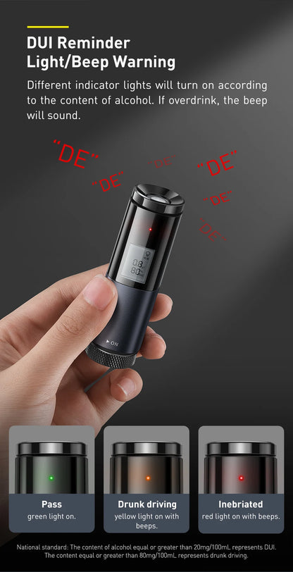 Baseus LED Display Automatic Alcohol Tester