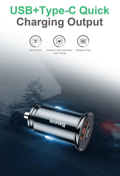 Baseus 30W Quick Charge 4.0 Dual