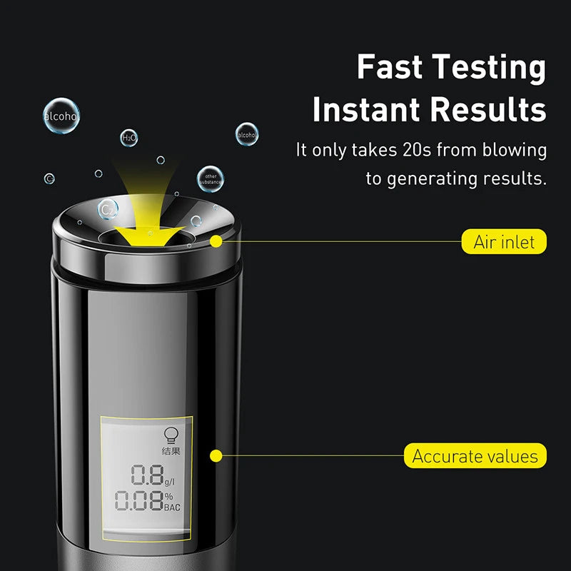 Baseus LED Display Automatic Alcohol Tester